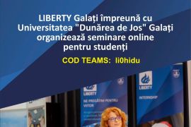 Seminar „Managementul de proiect” organizate de Liberty Galați și UDJG