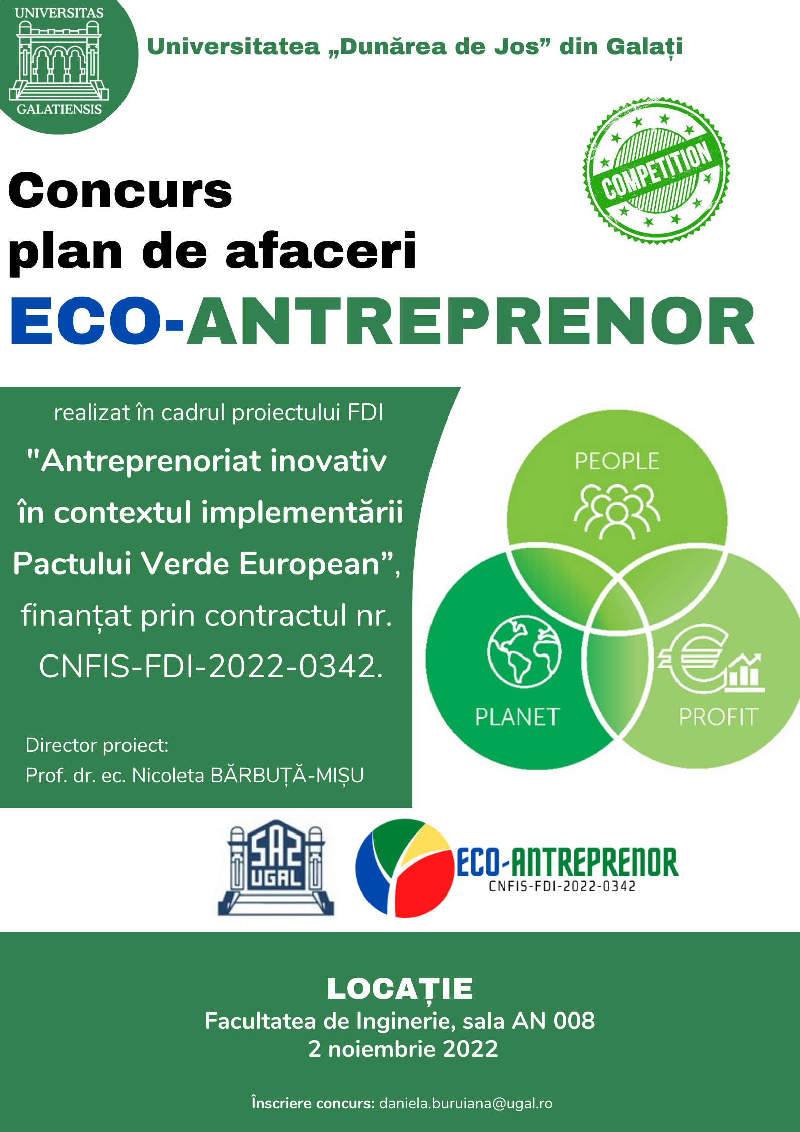 Eco antreprenor concurs plan afaceri